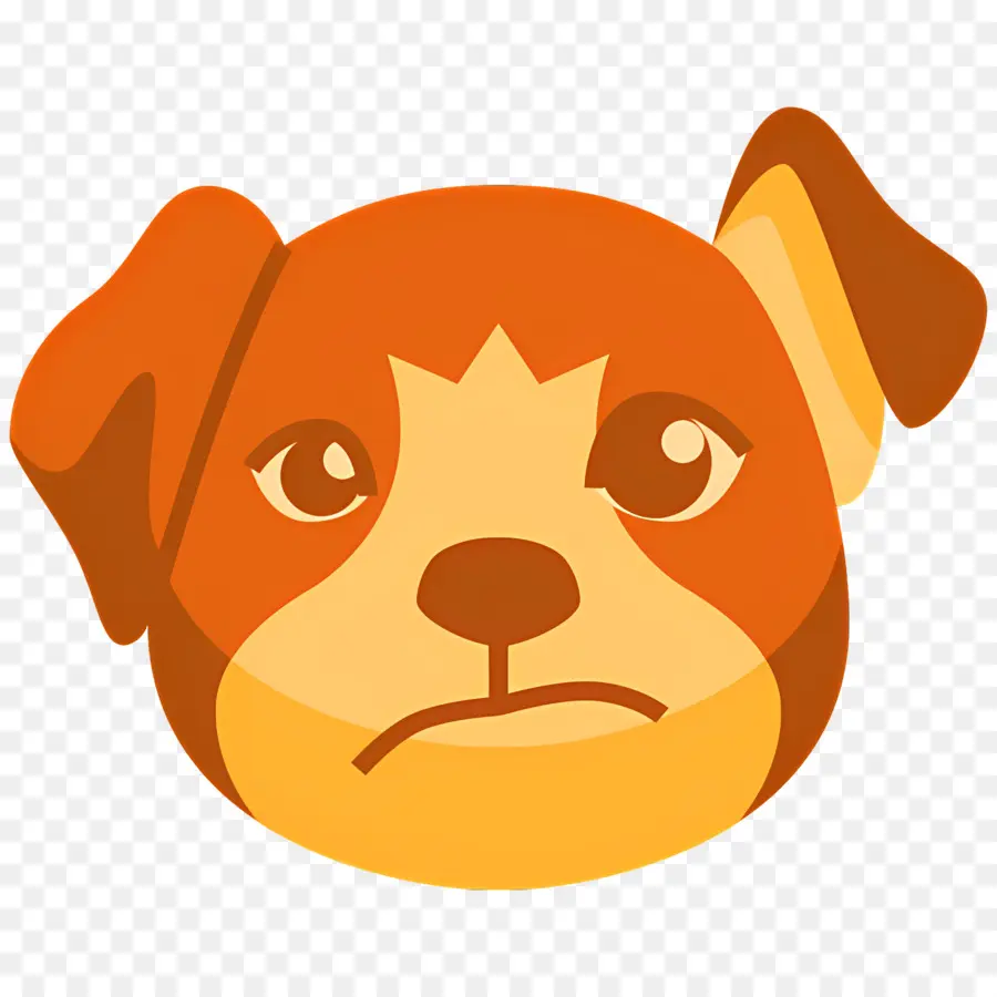 Köpek Emojisi，Kızaran Köpek PNG