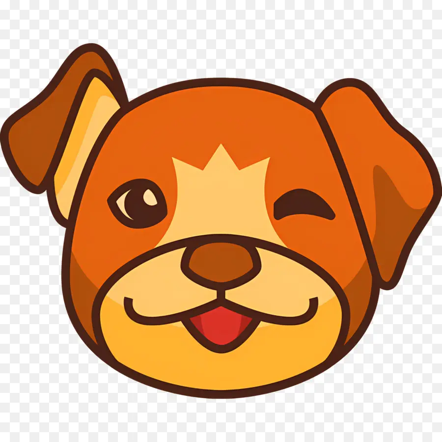 Köpek Emojisi，Aşk Köpeği PNG