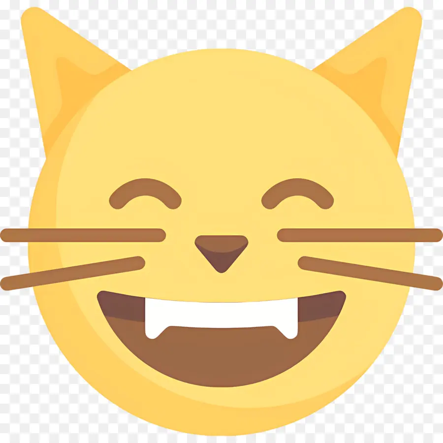 Kedi Emojisi，Mutlu Kedi PNG