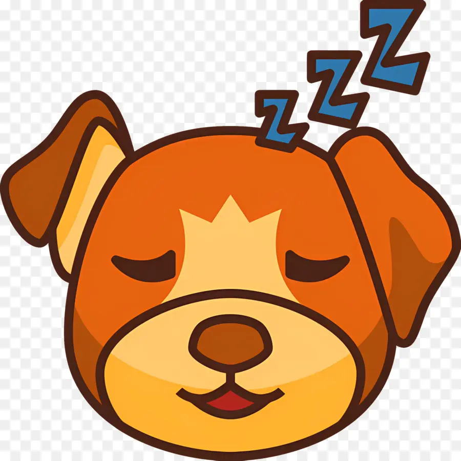 Köpek Emojisi，Uyuyan Köpek PNG