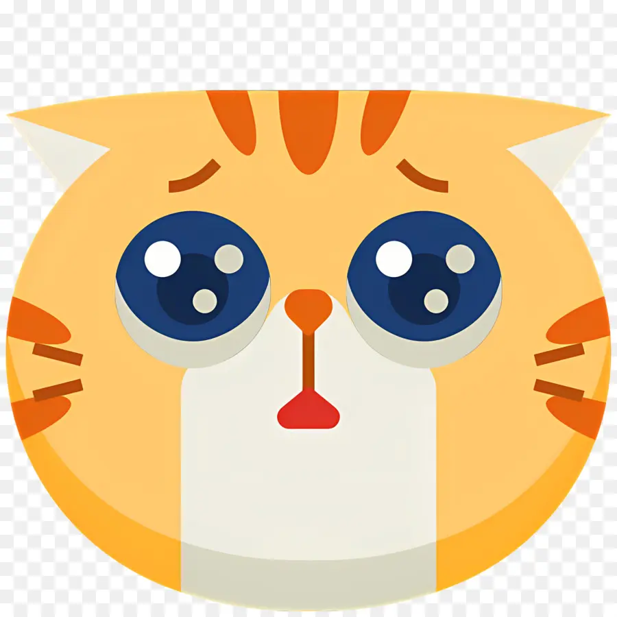 Kedi Emojisi，Üzgün ​​kedi PNG