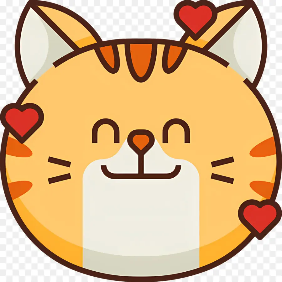 Kedi Emojisi，Mutlu Kedi PNG