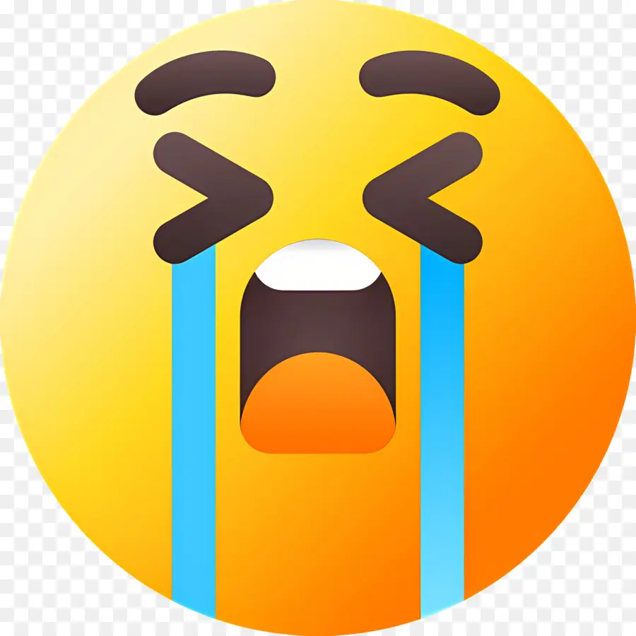 Ağlayan Emoji，Ağlayan Yüz PNG