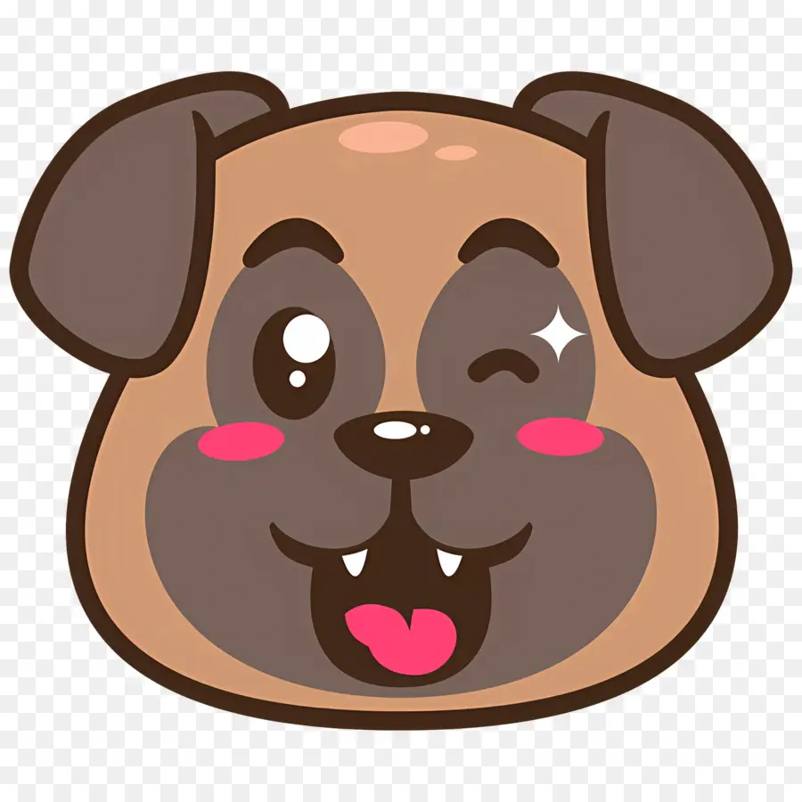 Köpek Emojisi，Köpek Yüzü PNG