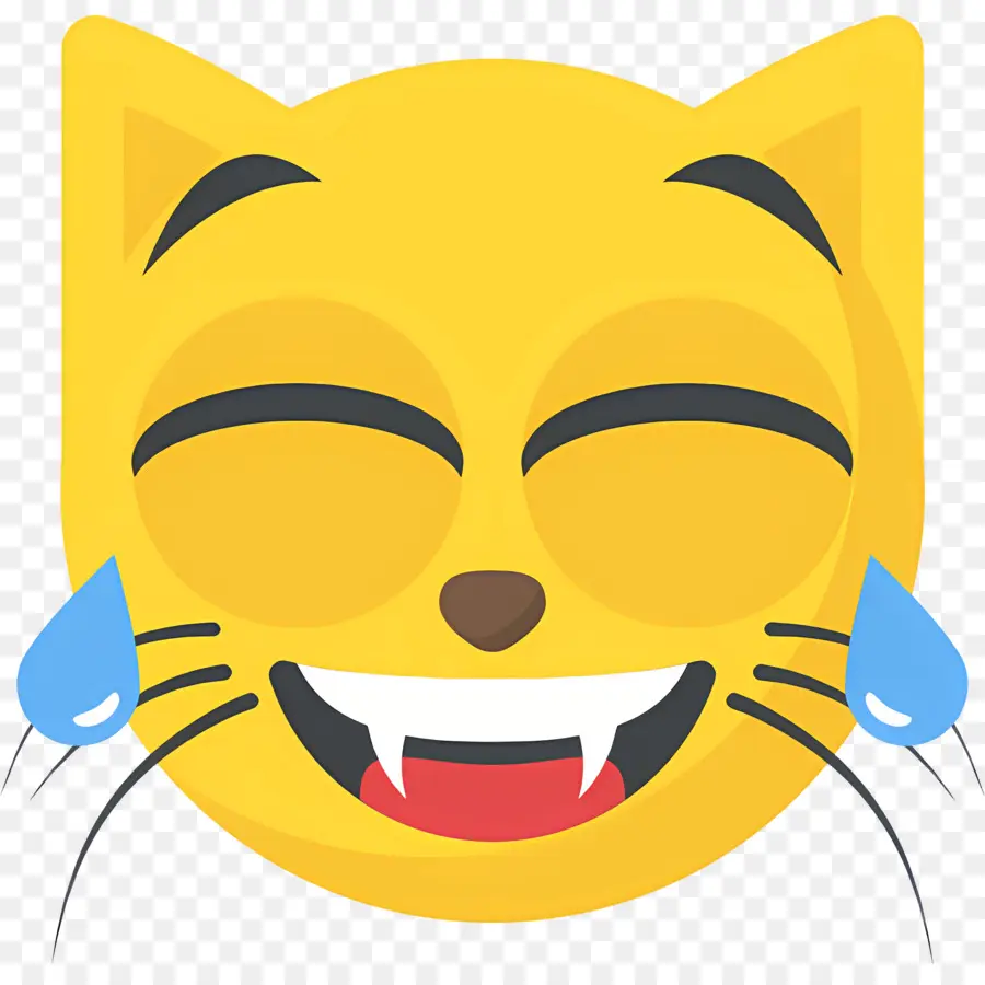 Kedi Emojisi，Gülen Kedi Emojisi PNG