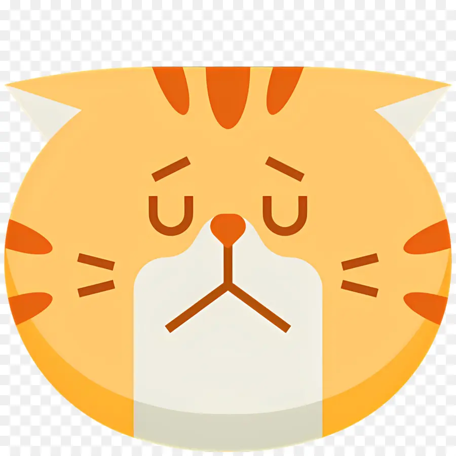 Kedi Emojisi，Üzgün ​​kedi PNG