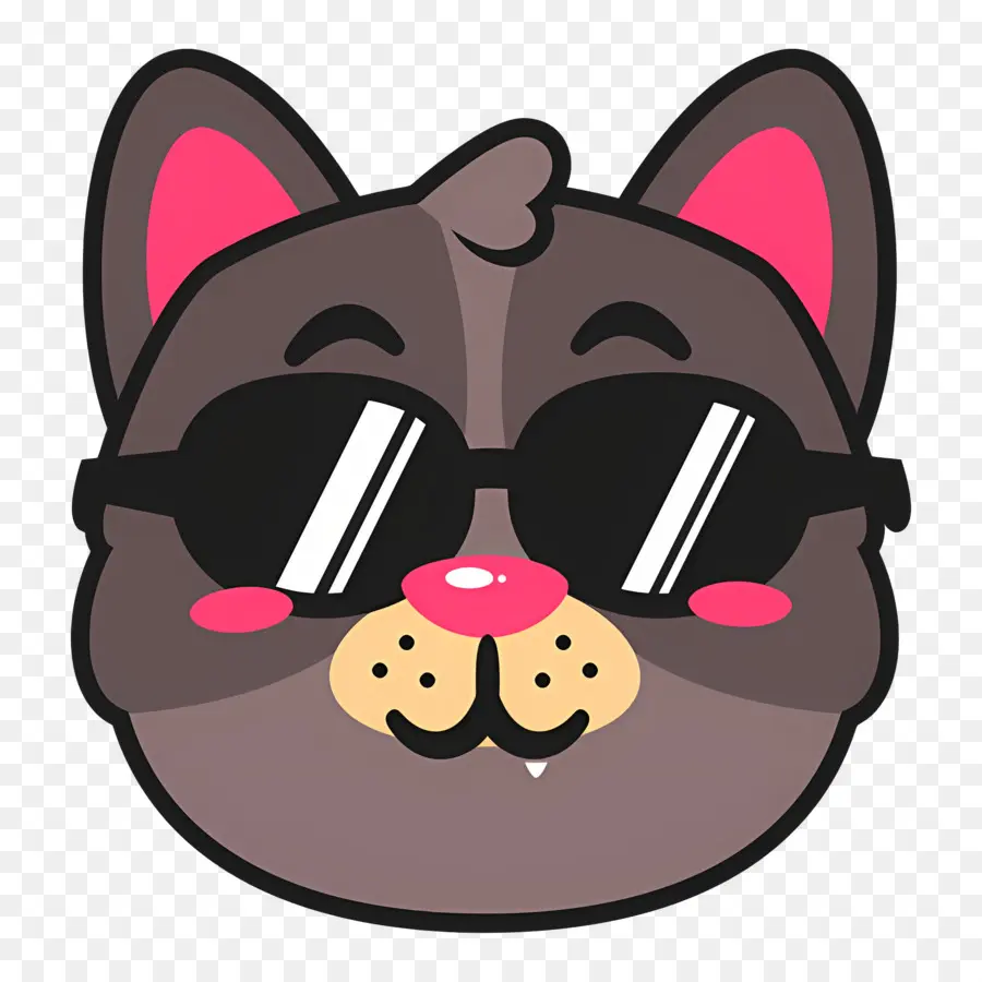 Kedi Emojisi，Havalı Kedi PNG