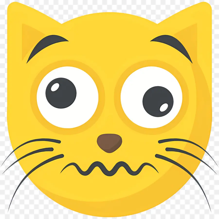 Kedi Emojisi，Kedi Yüzü PNG