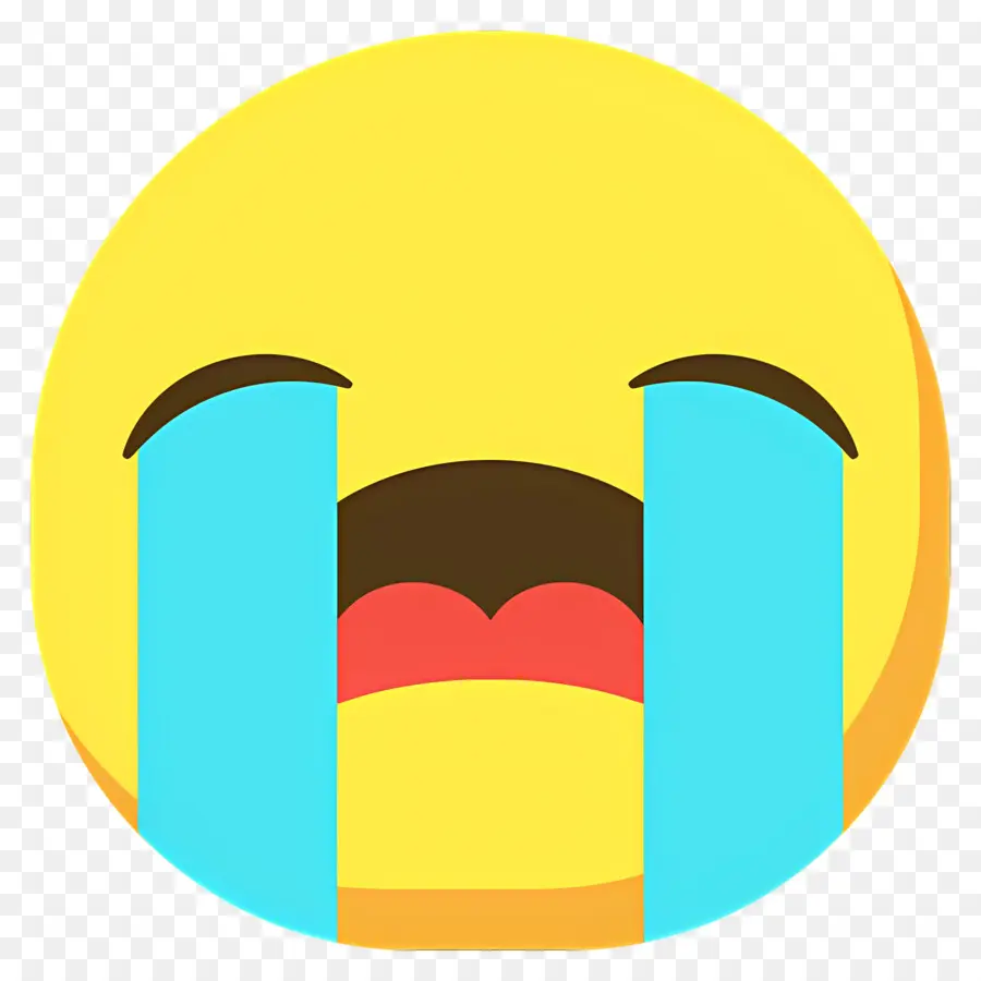 Ağlayan Emoji，Ağlayan Yüz PNG