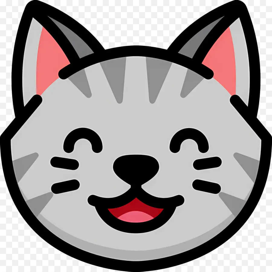 Kedi Emojisi，Gri Kedi PNG