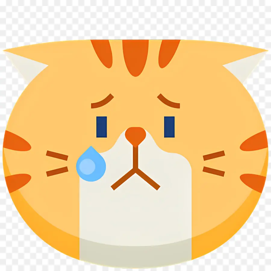 Kedi Emojisi，Üzgün ​​kedi PNG