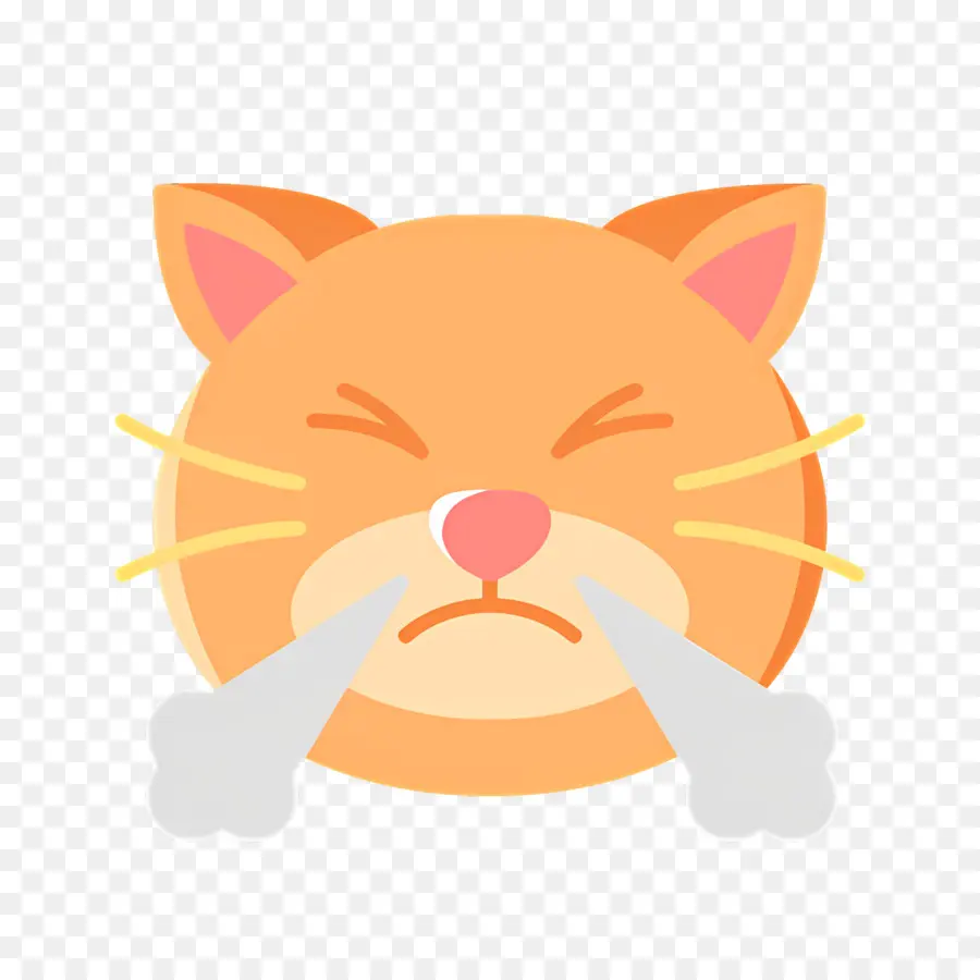 Kedi Emojisi，Kedi Yüzü PNG