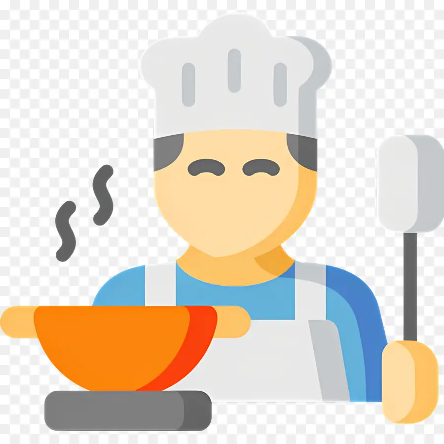 şef，Şef Spatula Ile PNG