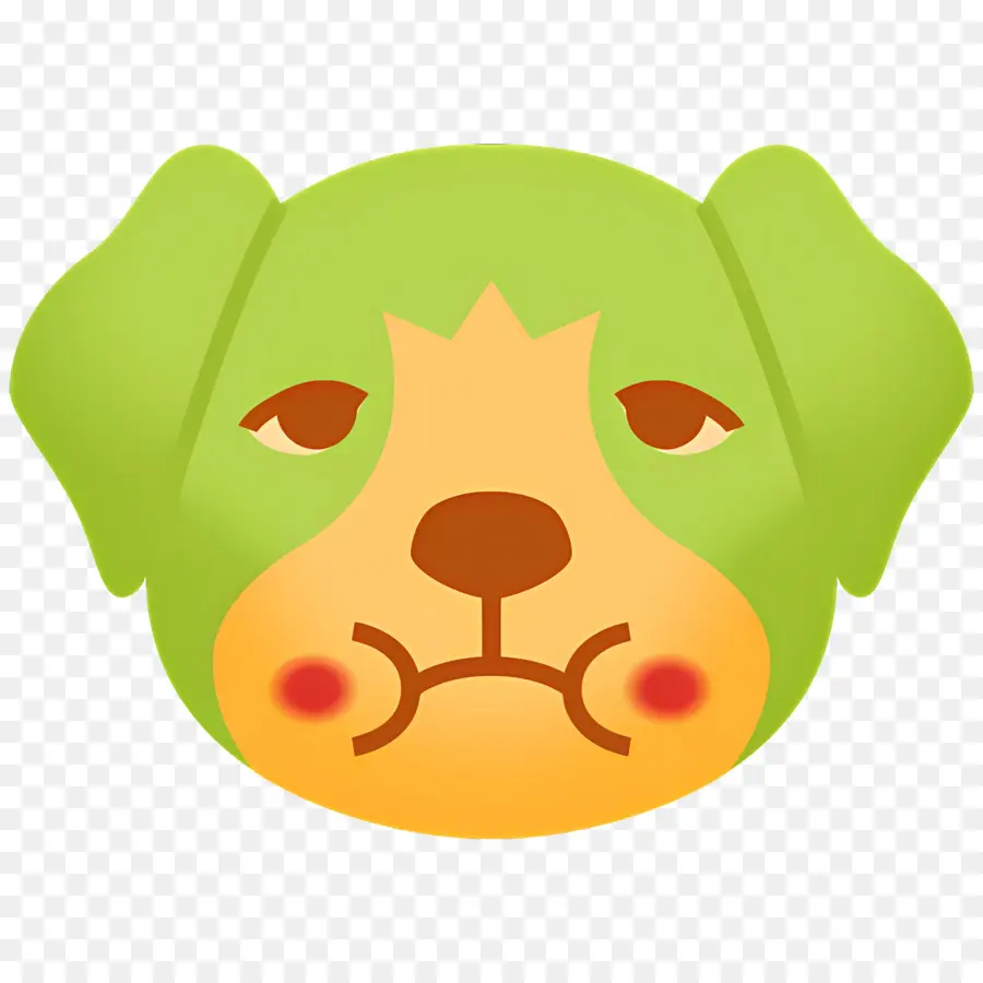 Köpek Emojisi，Huysuz Köpek PNG