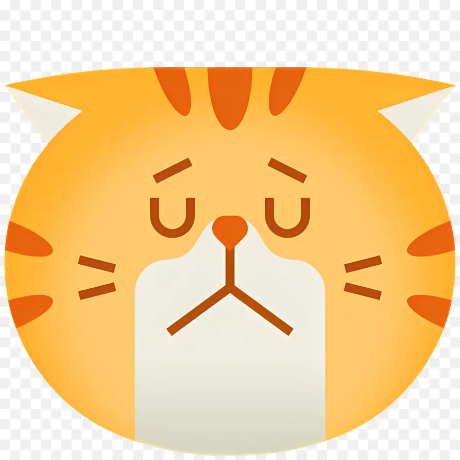 Kedi Emojisi，Üzgün ​​kedi PNG