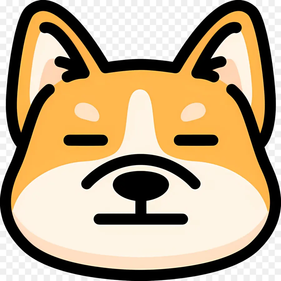 Köpek Emojisi，Şiba Inu PNG