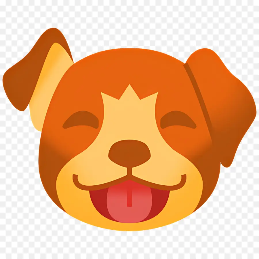 Köpek Emojisi，Kızaran Köpek PNG