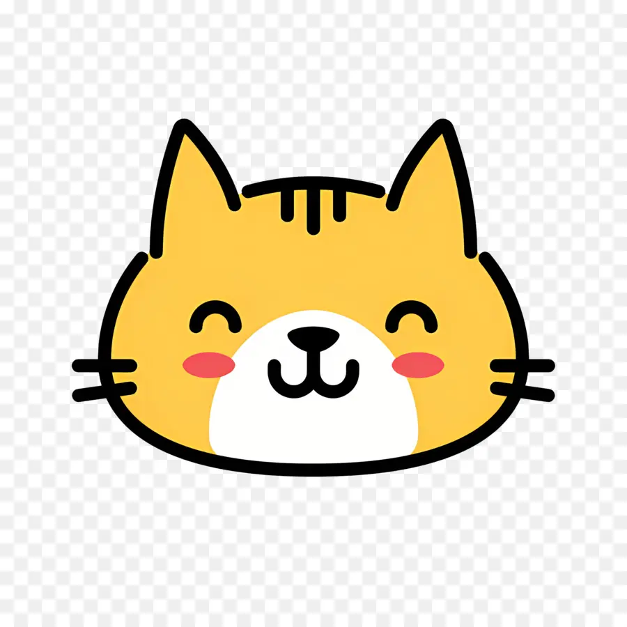 Kedi Emojisi，Kedi öpüşme PNG