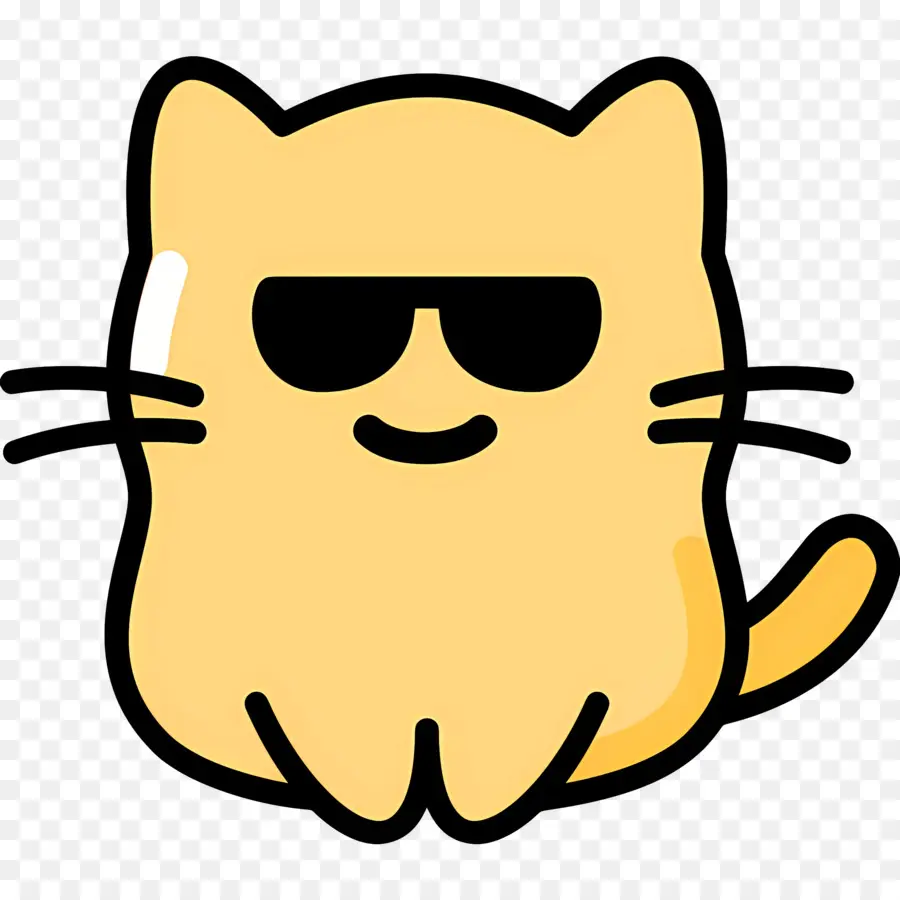 Kedi Emojisi，Havalı Kedi PNG