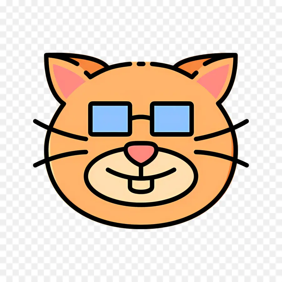 Kedi Emojisi，Havalı Kedi PNG