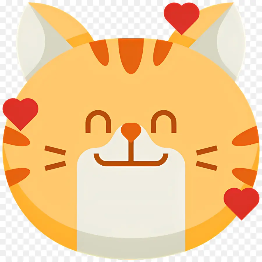 Kedi Emojisi，Mutlu Kedi PNG