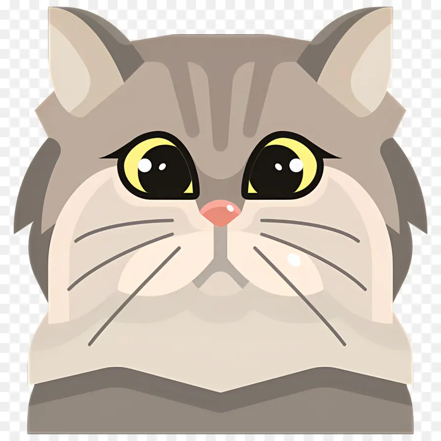 Kedi Emojisi，şaşırmış Kedi PNG