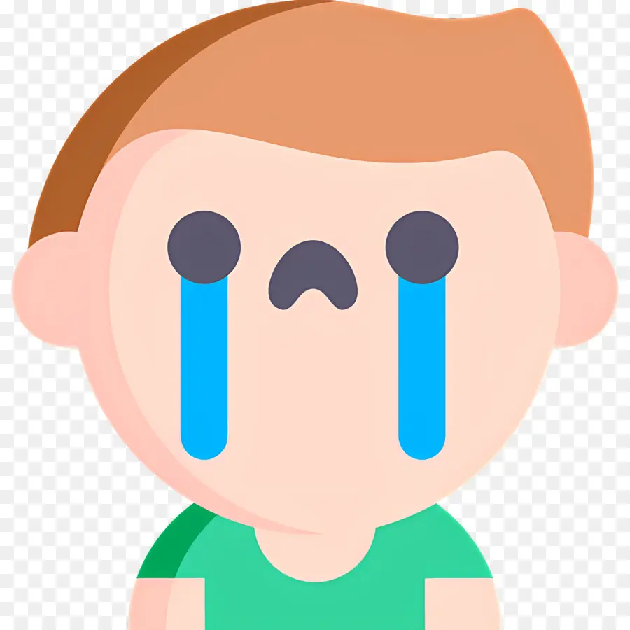 Ağlayan Emoji，Ağlayan Kişi PNG