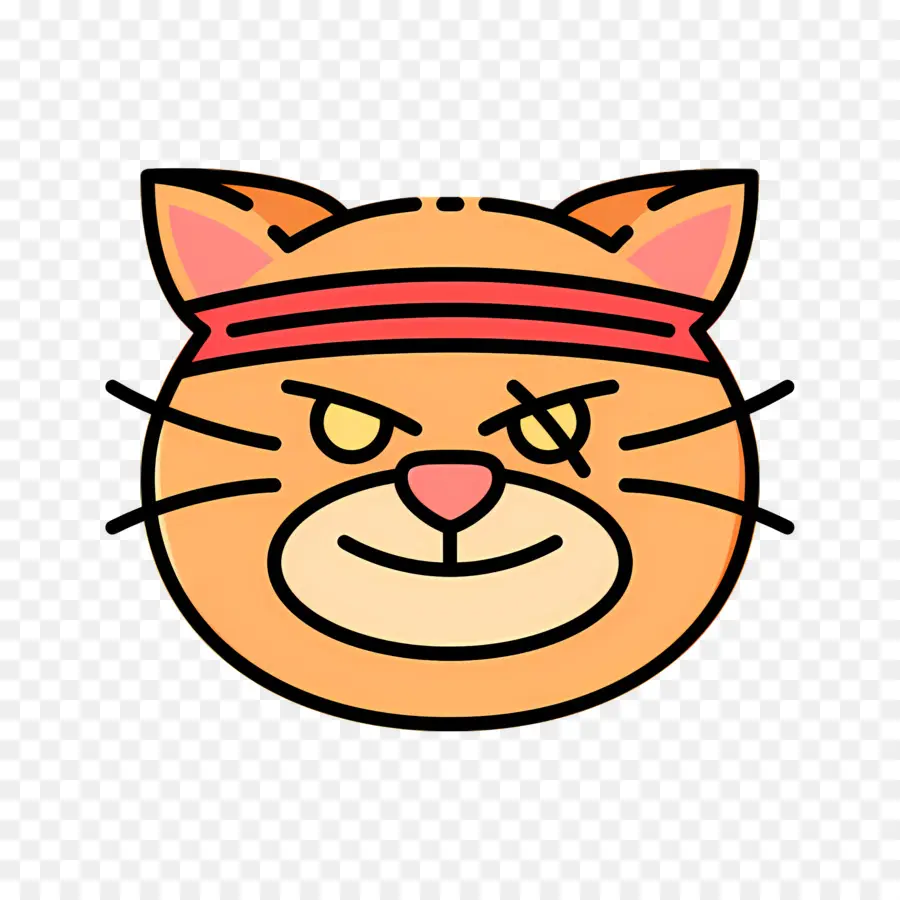 Kedi Emojisi，Kızgın Kedi PNG