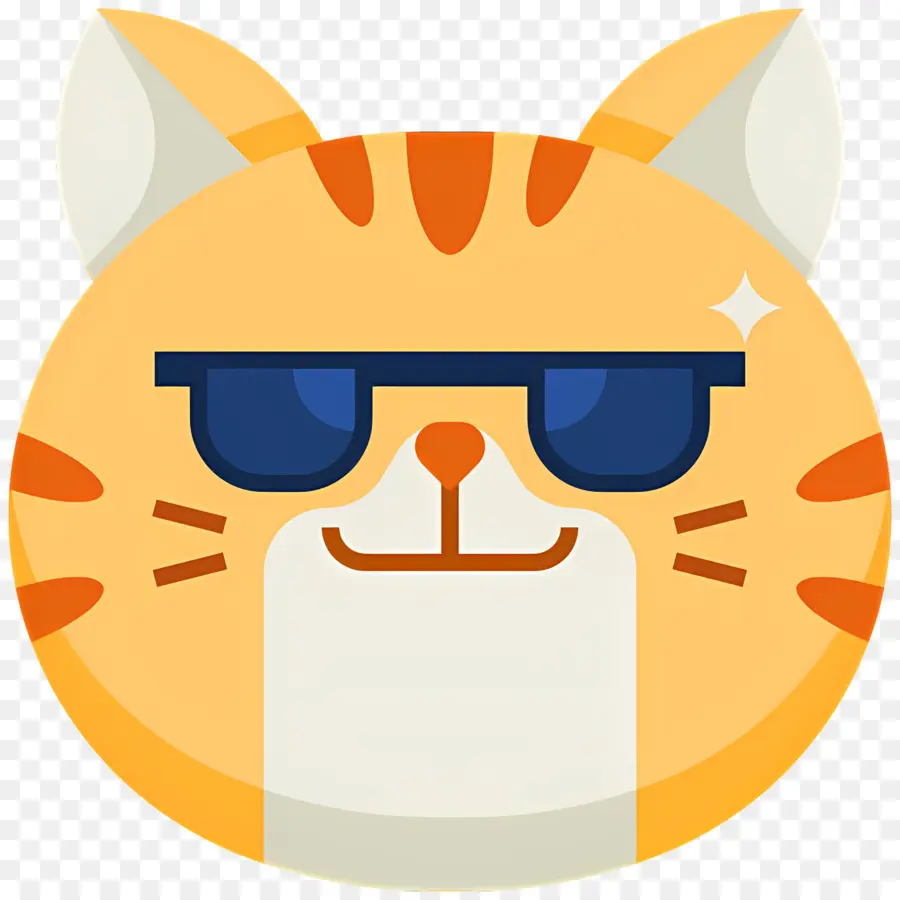 Kedi Emojisi，Güneş Gözlüklü Kedi PNG