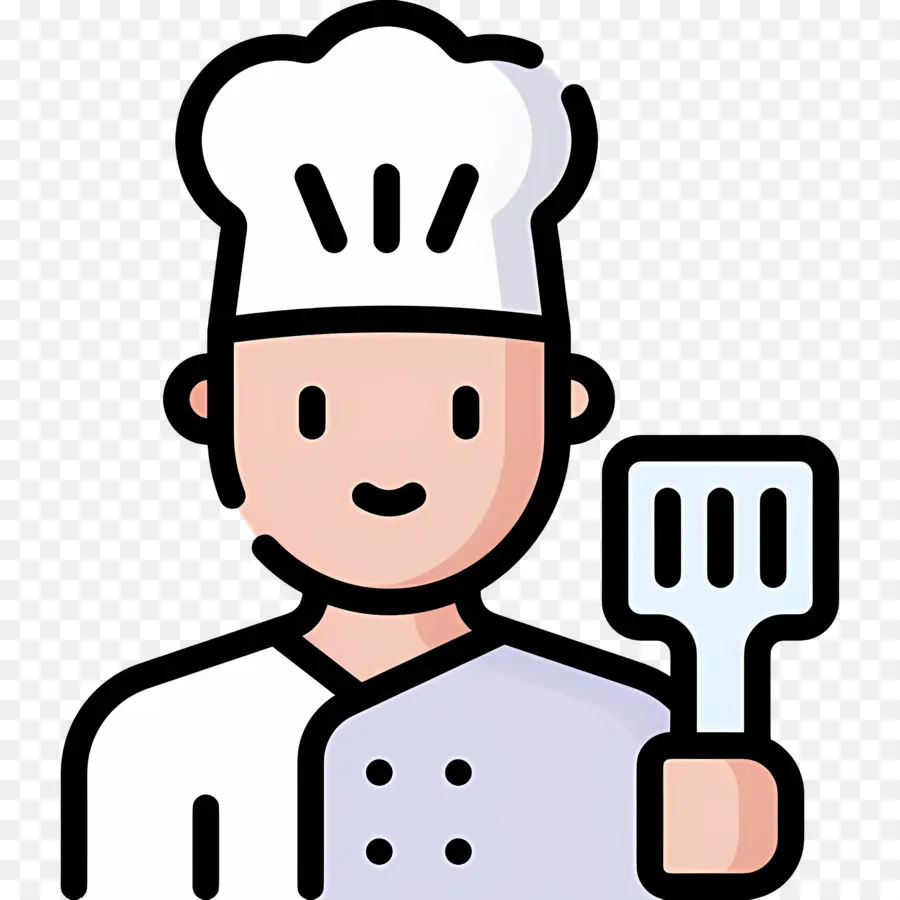 şef，Şef Spatula Ile PNG