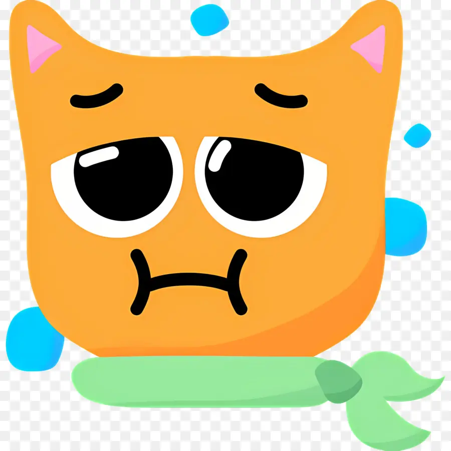 Kedi Emojisi，Üzgün ​​kedi PNG