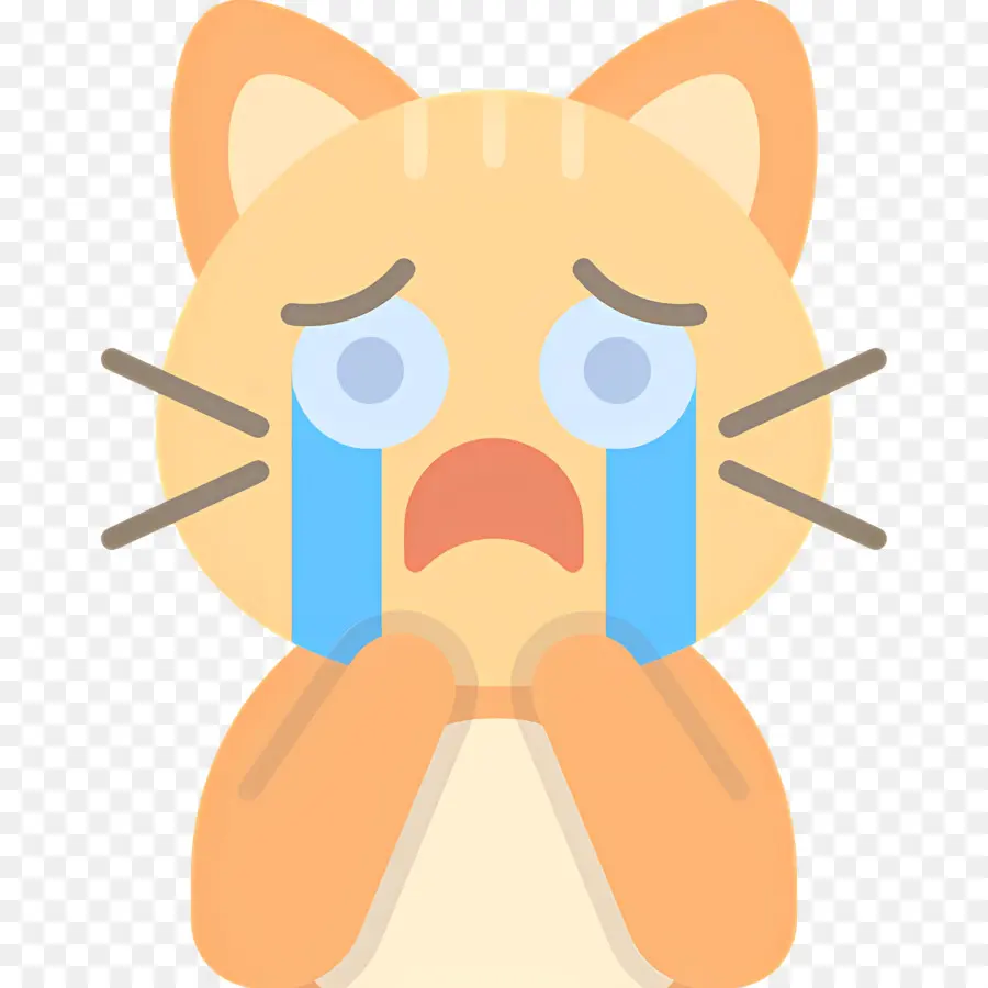 Kedi Emojisi，Ağlayan Kedi PNG