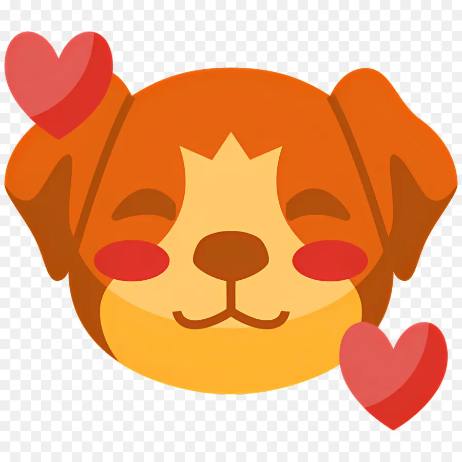 Köpek Emojisi，Kızaran Köpek PNG