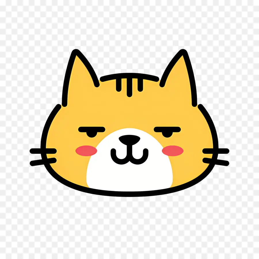 Kedi Emojisi，Kedi öpüşme PNG