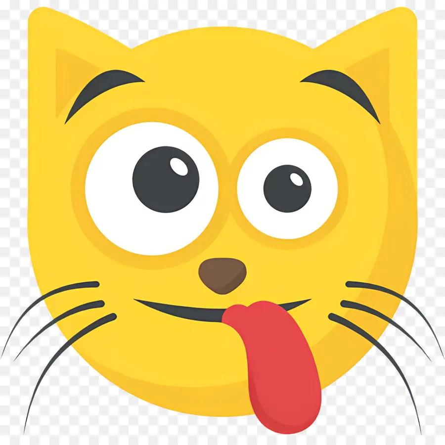 Kedi Emojisi，Kedi Yüzü PNG