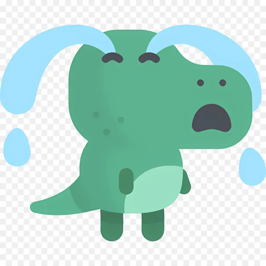 Ağlayan Emoji，Ağlayan Dinozor PNG