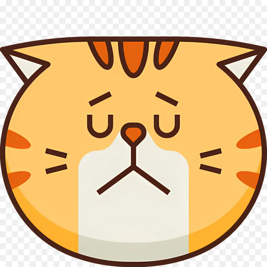 Kedi Emojisi，Üzgün ​​kedi PNG