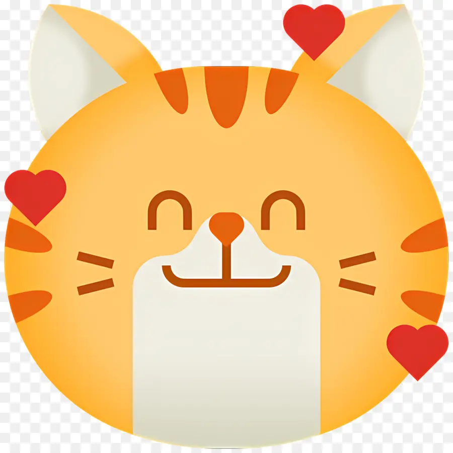 Kedi Emojisi，Mutlu Kedi PNG