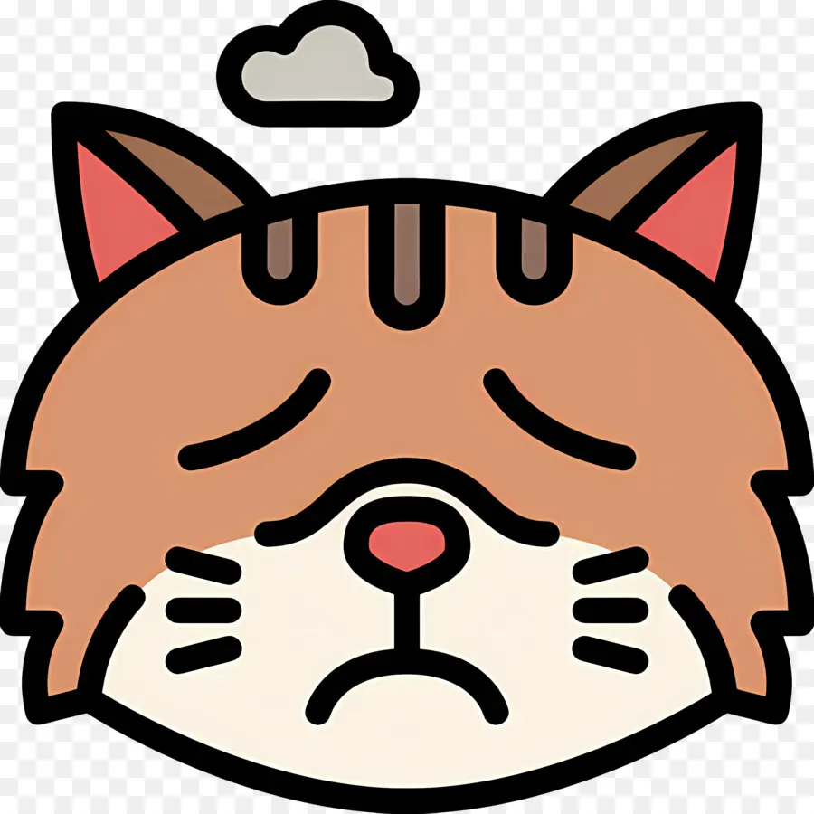 Kedi Emojisi，Üzgün ​​kedi PNG