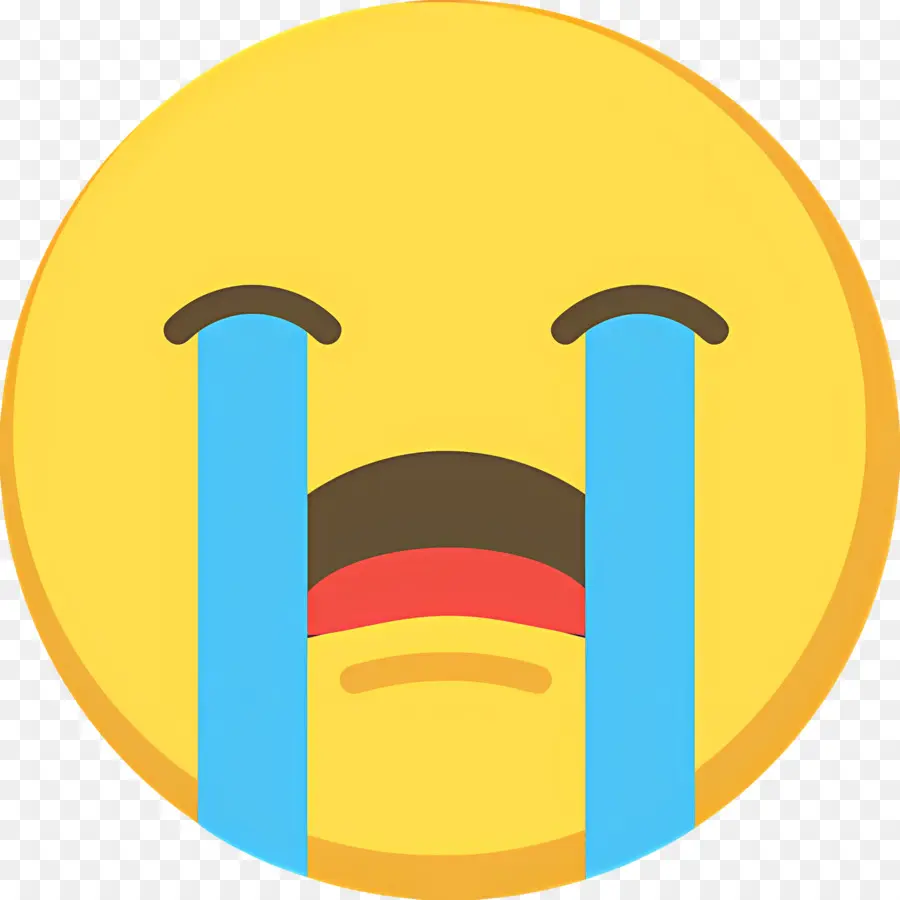 Ağlayan Emoji，Ağlayan Yüz PNG