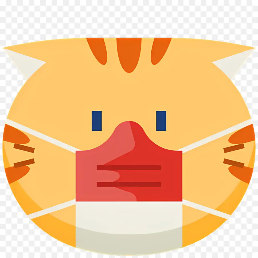 Kedi Emojisi，Maskeli Kedi PNG