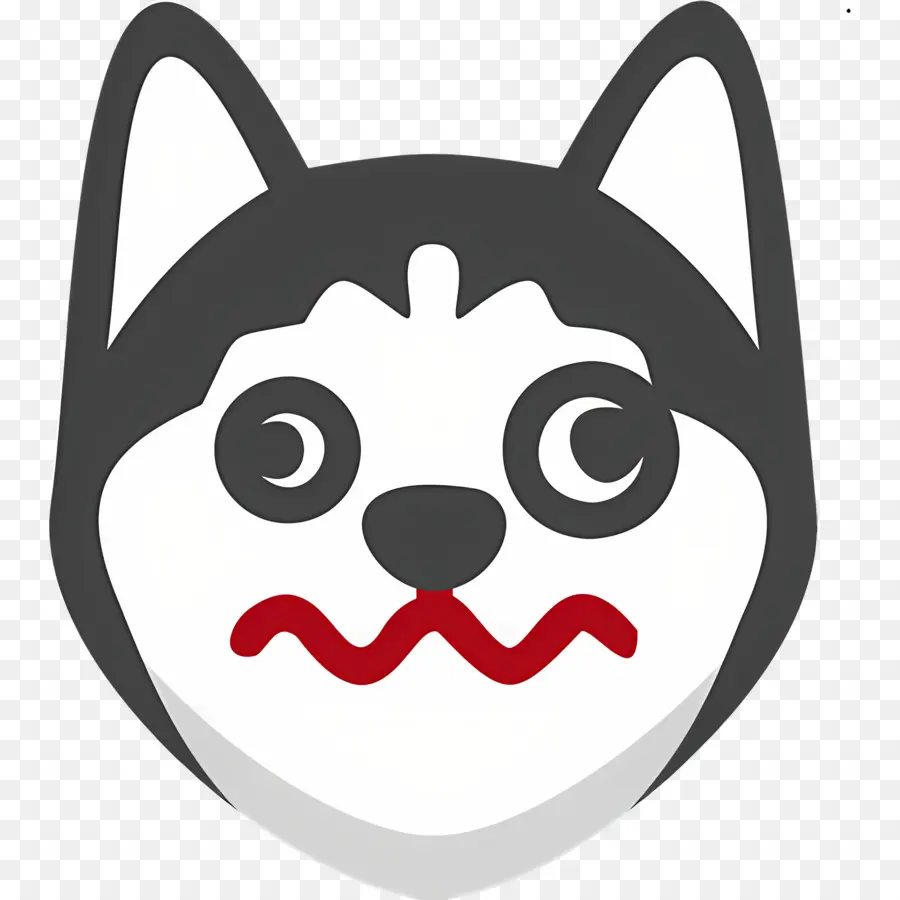 Köpek Emojisi，Göz Kırpan Köpek PNG