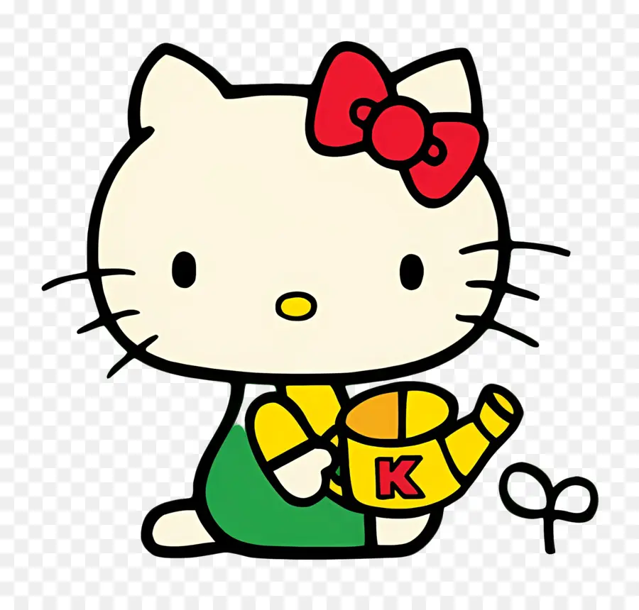 Merhaba Kitty，Hello Kitty Sulama Kabı Ile PNG