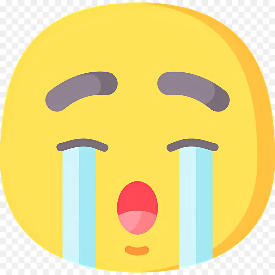 Ağlayan Emoji，Ağlayan Yüz PNG