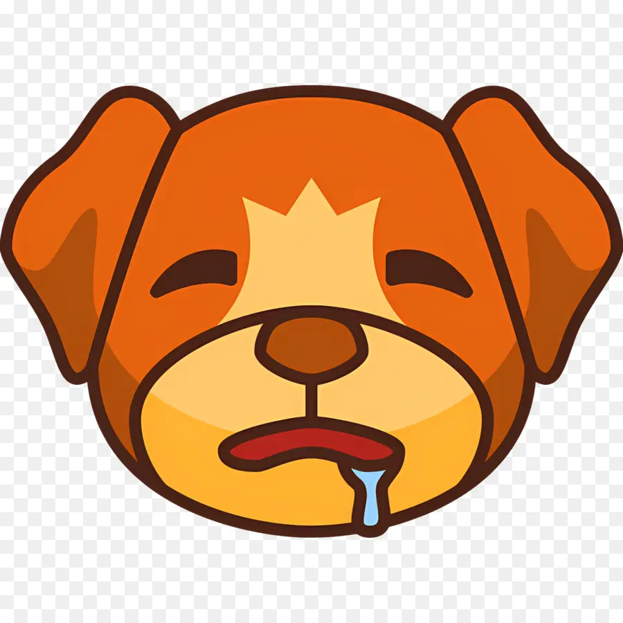 Köpek Emojisi，Gülen Köpek PNG