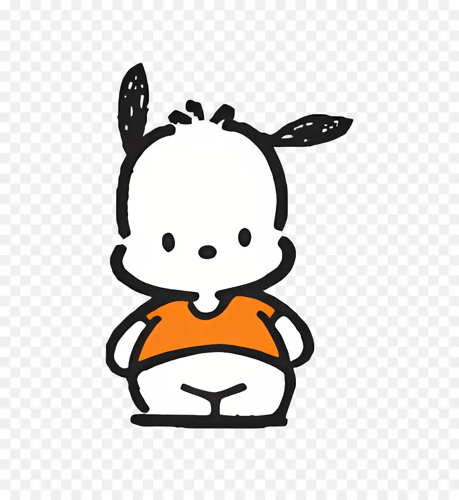 Pochacco，Turuncu Gömlekli Köpek PNG