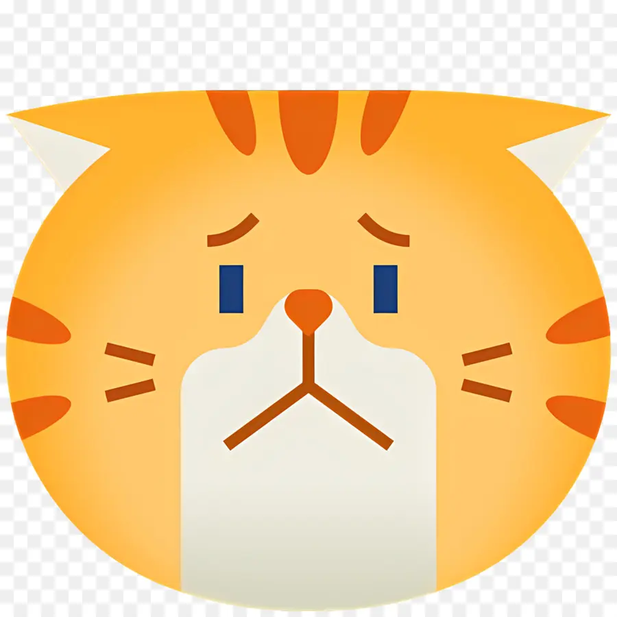 Kedi Emojisi，Üzgün ​​kedi PNG