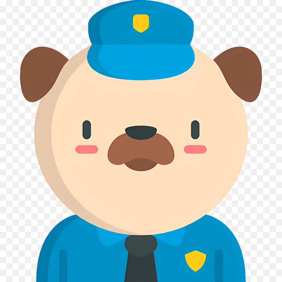 Köpek Emojisi，Polis Köpeği PNG