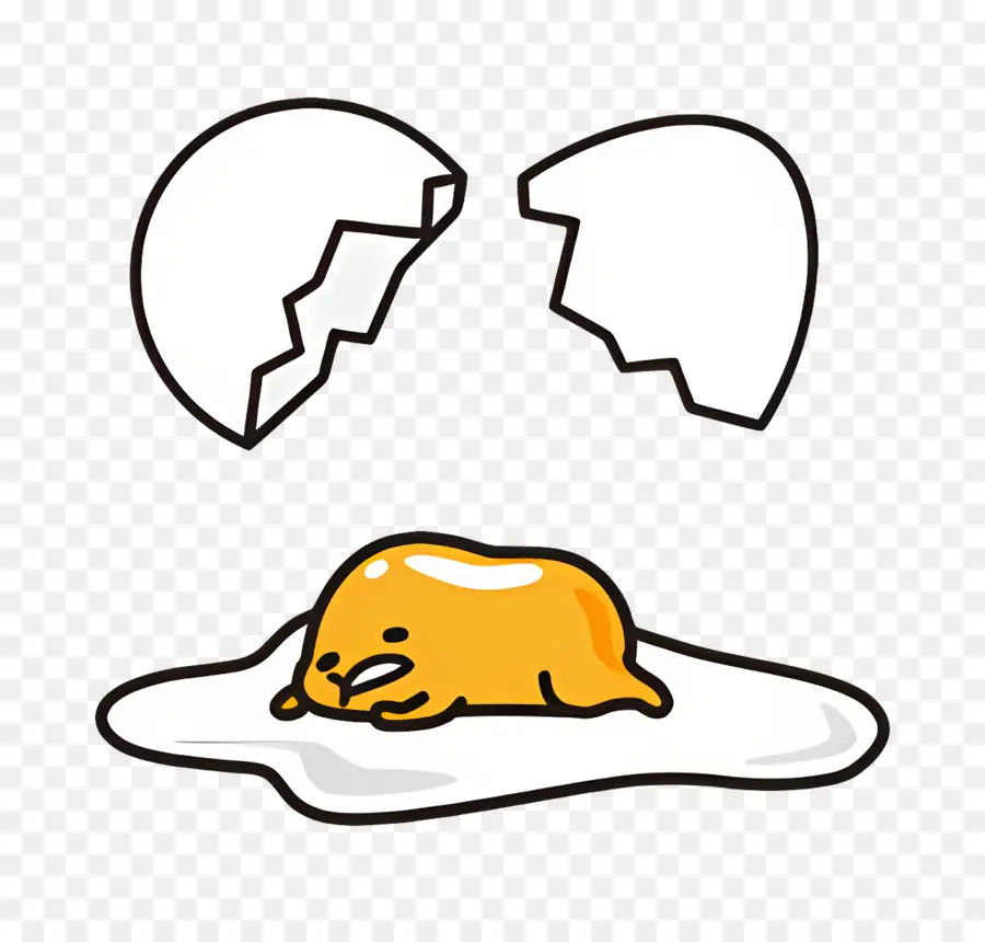 Gudetama，Yumurta Kabuklu Tembel Yumurta PNG