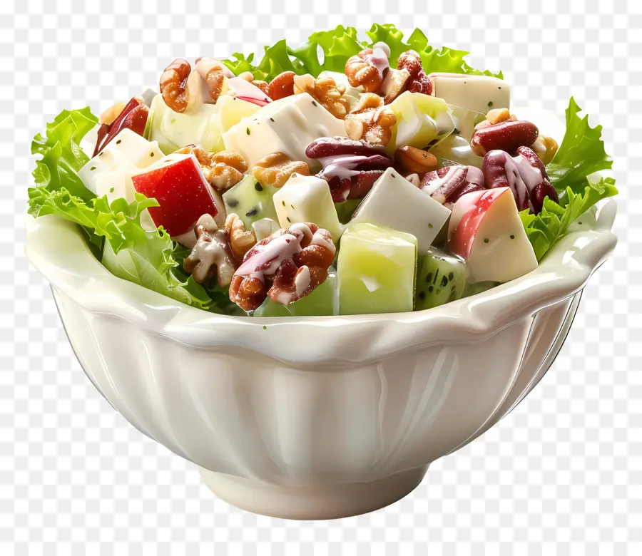 Waldorf Salatası，Meyve Salatası PNG